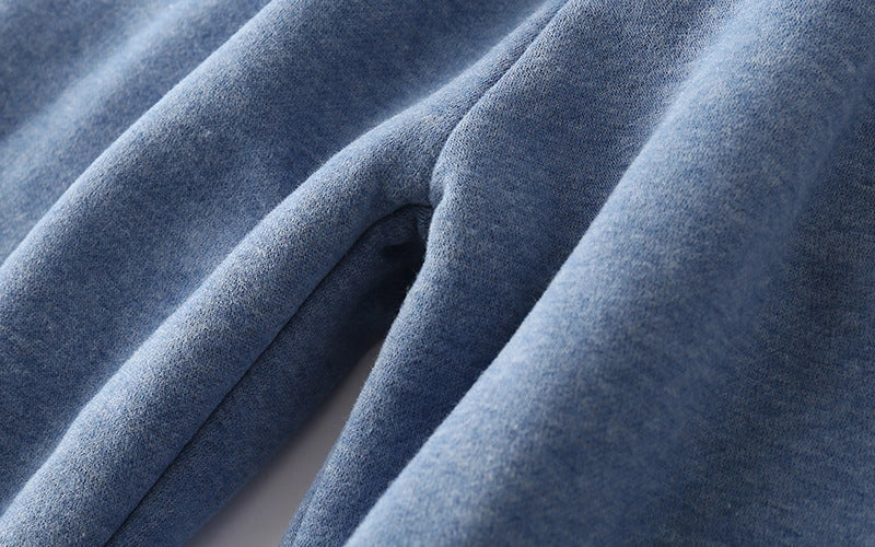 Cotton lamb velvet padded sweatpants in various colours and sizes
