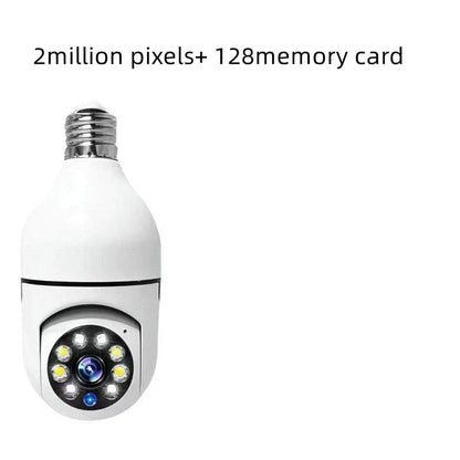 Smart 1080P Wi-Fi Bulb Camera with 4X Zoom, Smooth Pan and Tilt, Automatic Motion Tracking, and Night Vision