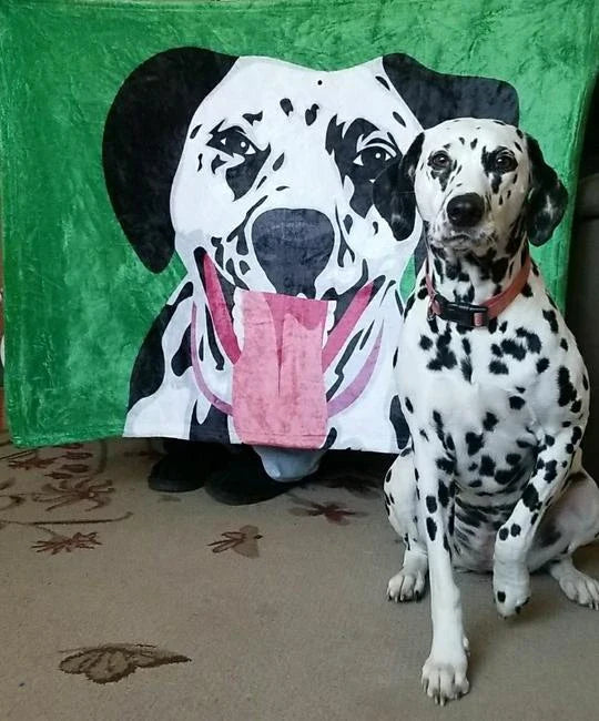 Customised cosy flannel blanket with cartoon design, made of premium acrylic fibre for softness and warmth