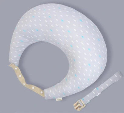 Multifunctional nursing pillow with adjustable cushion and washable cover in various colors