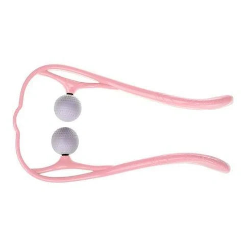 Pressure Point Therapy Neck Massager in pink, blue, and green for neck and shoulder relief