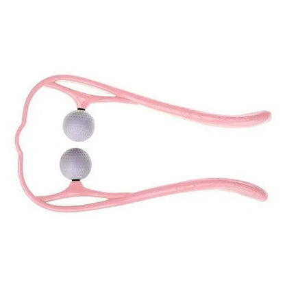 Pressure Point Therapy Neck Massager in pink, blue, and green for neck and shoulder relief