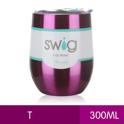 9 oz insulated stainless steel tumbler mug with lid in various vibrant colours, perfect for hot and cold beverages
