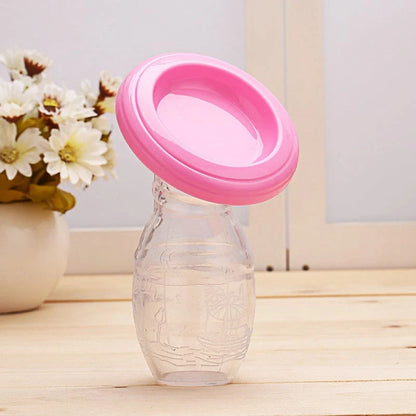 Premium silicone breast pump with large 85mm opening, designed for discreet and comfortable milk collection