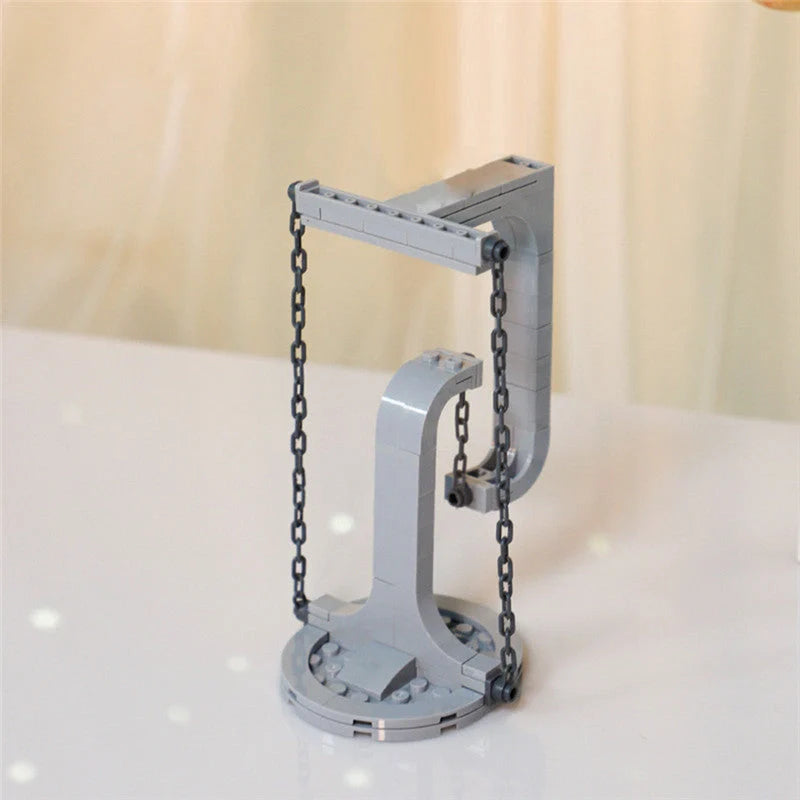 Anti-gravity tension balance building blocks in grey, measuring 11x13x4.5cm