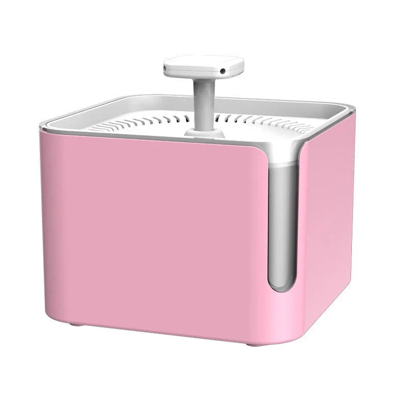 Energy-Efficient 3L USB Automatic Pet Feeder and Water Fountain with 360-degree Circulating Filtration and Automatic Power-Off Feature