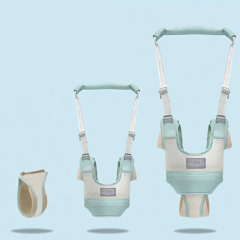 Adjustable baby walker harness for toddlers in various colours and designs