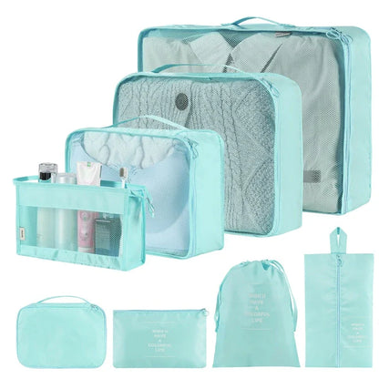 Home Fashion Simple Solid Colour Storage Bag in beige with multiple size options