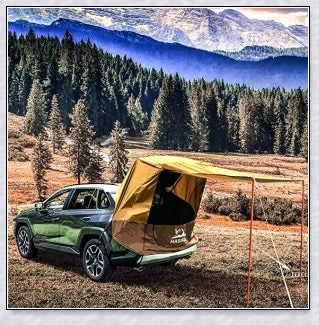 Spacious and versatile SUV car trunk tent providing outdoor shelter and comfort