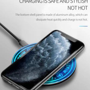 A stylish and fast wireless charger featuring the iconic Legend of Zelda design, perfect for Qi-enabled devices.