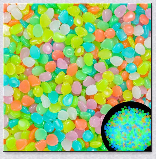 Sunstone Luminescent Garden Pebbles - Eco-friendly, glowing pebbles that transform your garden into a magical wonderland
