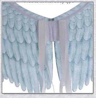Spooktacular 3D Angel Devil Wings in black and white, perfect for Halloween costumes and celebrations