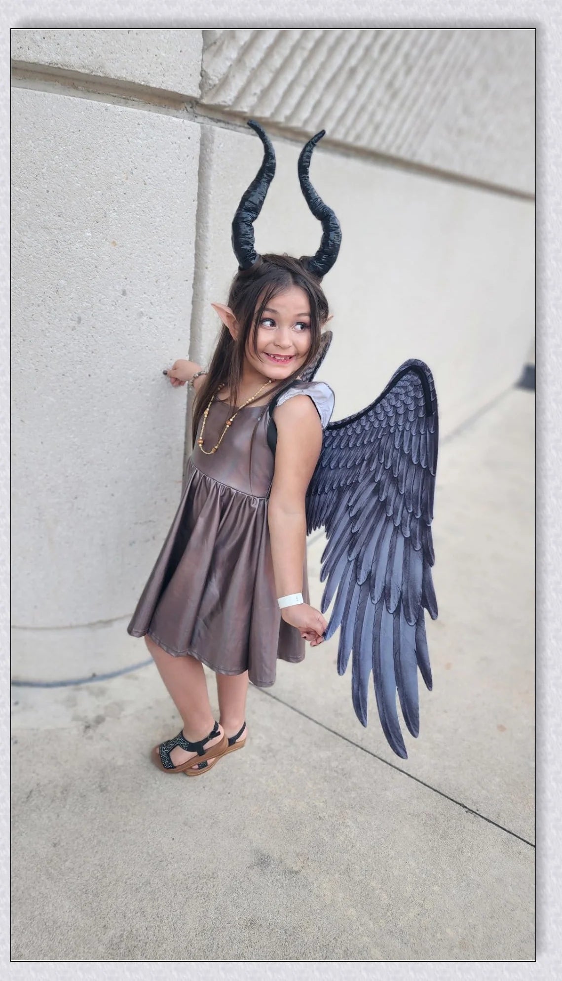 Spooktacular 3D Angel Devil Wings in black and white, perfect for Halloween costumes and celebrations