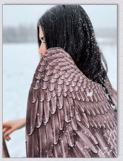 Spooktacular 3D Angel Devil Wings in black and white, perfect for Halloween costumes and celebrations