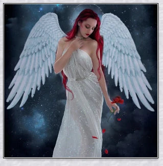Spooktacular 3D Angel Devil Wings in black and white, perfect for Halloween costumes and celebrations