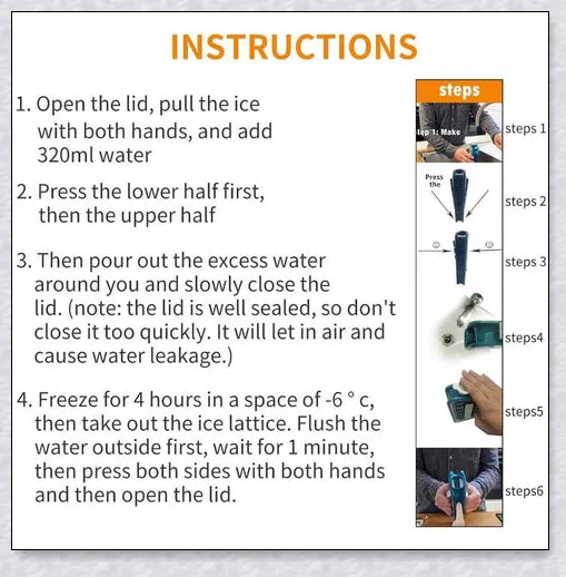 Iceduo Ice Cube Maker - Innovative Silicone Mold for Effortless Ice Cube Dispensing
