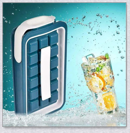 Iceduo Ice Cube Maker - Innovative Silicone Mold for Effortless Ice Cube Dispensing