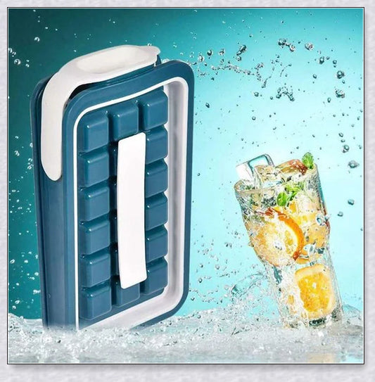 Iceduo Ice Cube Maker - Innovative Silicone Mold for Effortless Ice Cube Dispensing