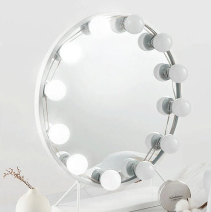 LED Makeup Mirror Light Bulb with adjustable brightness and USB connectivity