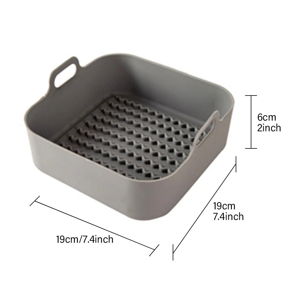 Air fryer silicone pot replacement liners in various colours and sizes