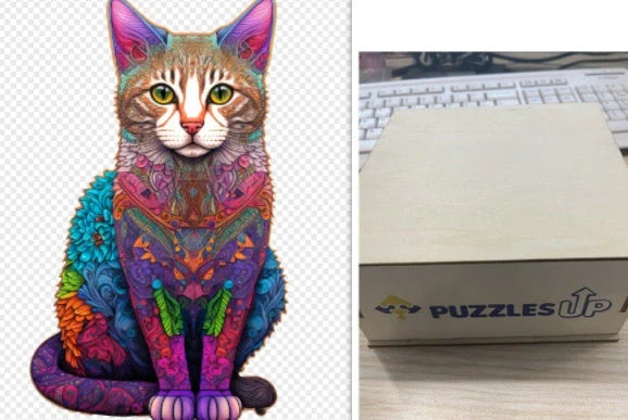 A3 Animal Wooden Puzzle with Box - Premium quality, vibrant animal designs, perfect for family fun