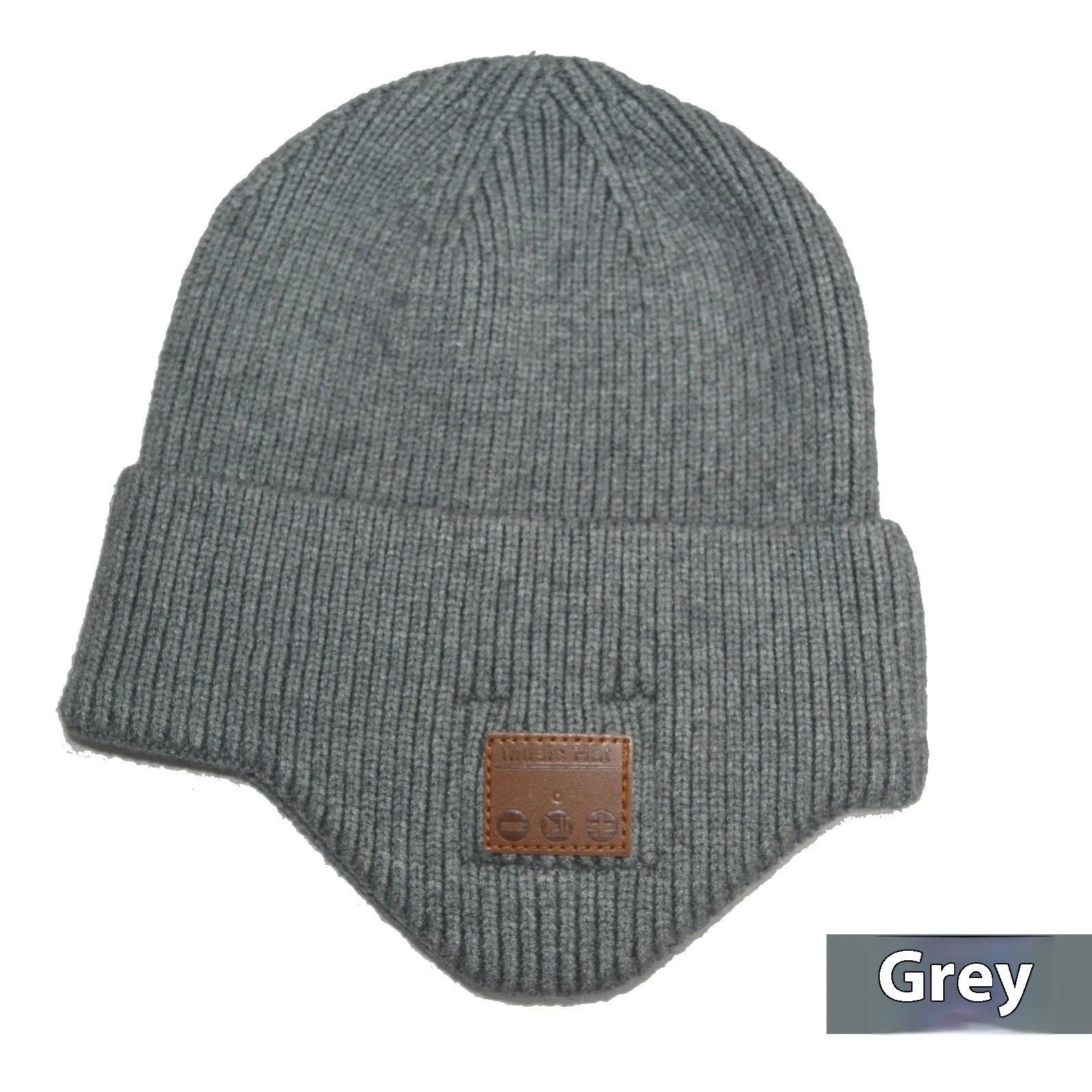 Thickened Blue Tooth Cap Knitted in various colours with dome crown and USB charging cable