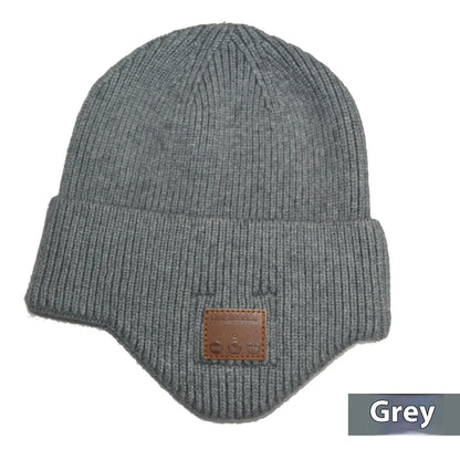 Thickened Blue Tooth Cap Knitted in various colours with dome crown and USB charging cable