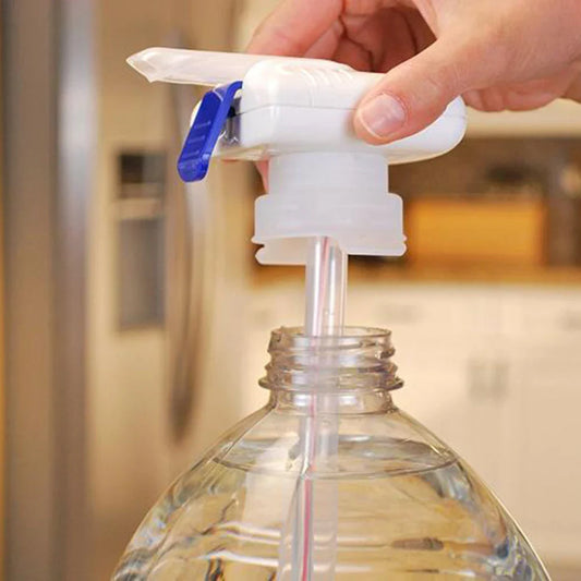Premium electric drink dispenser with battery-powered motor for hands-free beverage serving