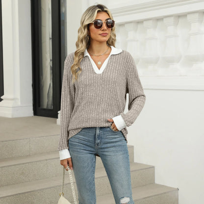 Stylish loose-fit long-sleeve tops for women in a variety of sophisticated colours, featuring premium Rayon fabric and relaxed silhouettes.