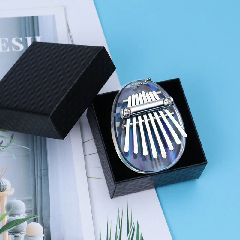 Mini Kalimba 8 Keys Thumb Piano in various colorful designs
