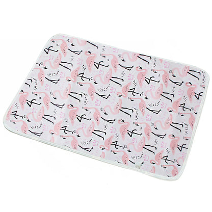 Cotton cartoon waterproof baby changing pad with playful patterns, 50*70cm