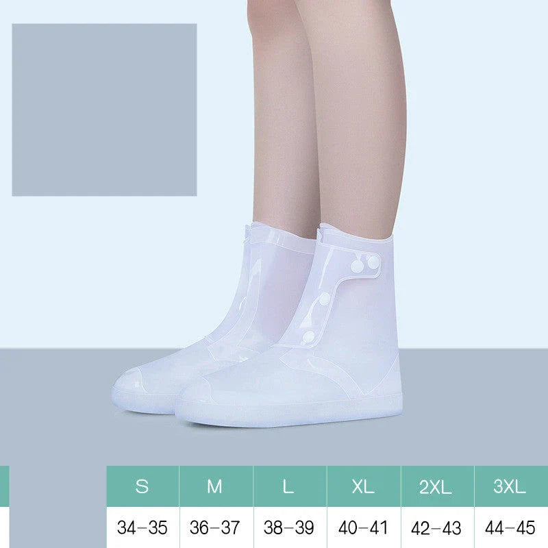 Rugged waterproof overshoes in various colours, perfect for British outdoor adventures in any weather