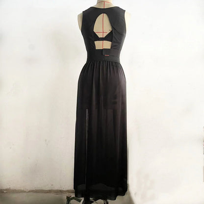 European and American style lingerie straps dress with chest pad and gauze skirt in black and red