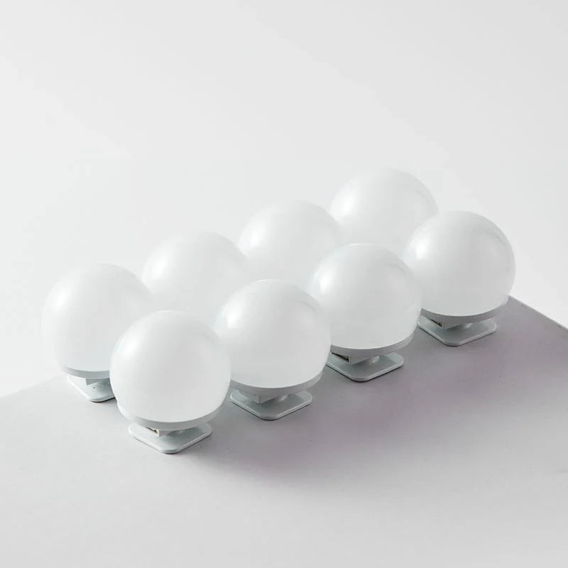 LED Makeup Mirror Light Bulb with adjustable brightness and USB connectivity