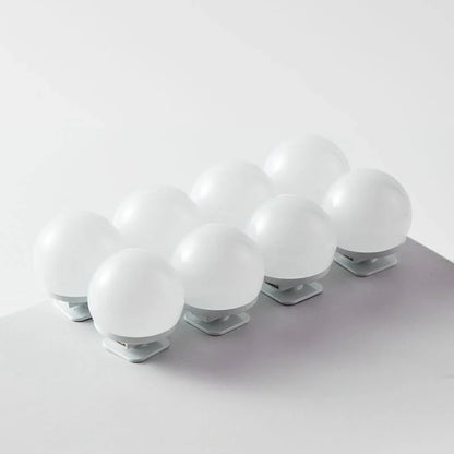 LED Makeup Mirror Light Bulb with adjustable brightness and USB connectivity