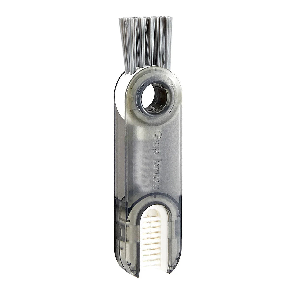 Versatile multi-purpose bottle cleaning brush set with spiral design for reaching into narrow crevices and tough-to-clean areas