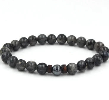Stylish volcanic stone bracelet in various colors and designs for men