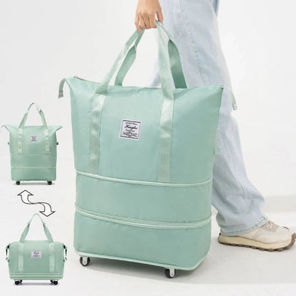 Universal Wheel Travel Bag in various colours with double-layer dry and wet separation