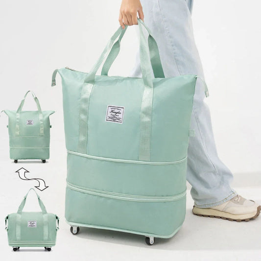 Universal Wheel Travel Bag in various colours with double-layer dry and wet separation