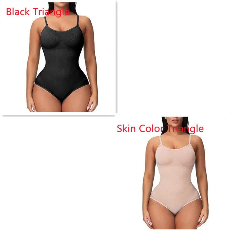 Women's Nylon Suspender Jumpsuit in various colours for body-shaping and style