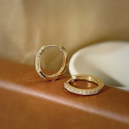 Elegant S925 Sterling Silver Diamond Earrings for Women showcasing timeless beauty and elegance.
