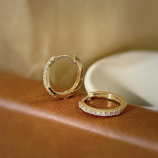 Elegant S925 Sterling Silver Diamond Earrings for Women showcasing timeless beauty and elegance.