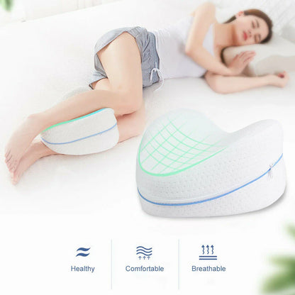 Ergonomic apple-shaped memory foam pillow with breathable design and adjustable thickness for personalized comfort and support