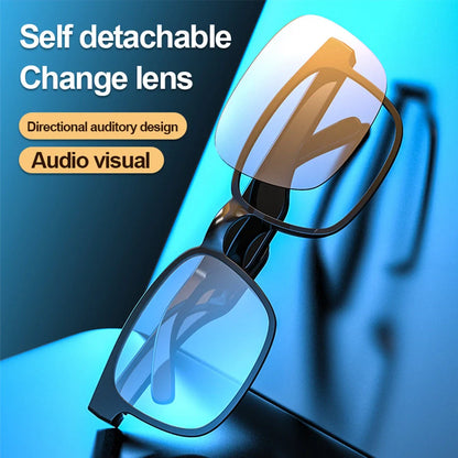Bluetooth 5.0 smart sunglasses with waterproof design for sports and calls