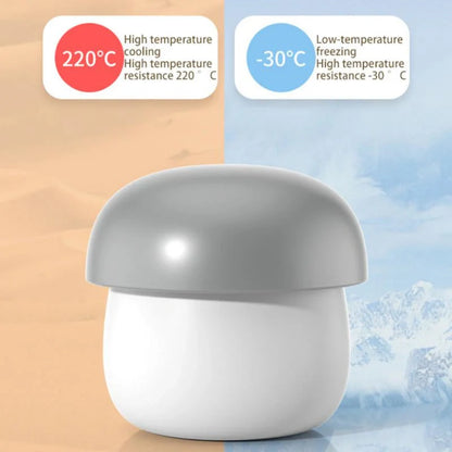 Silicone mushroom-shaped ice cup mold for easy ice making and demoulding