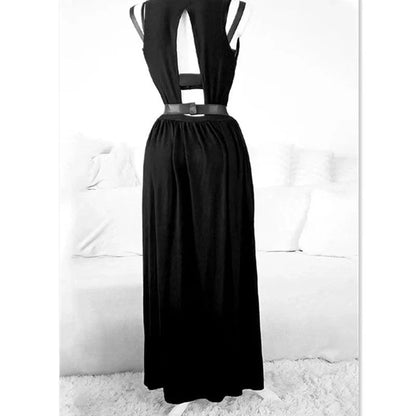 European and American style lingerie straps dress with chest pad and gauze skirt in black and red