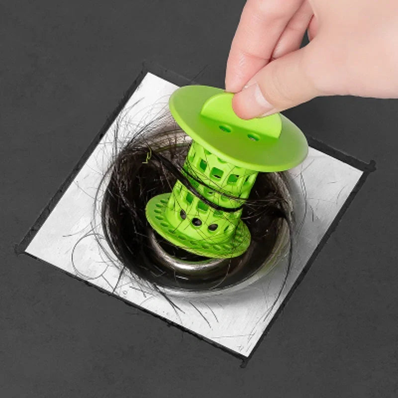 Anti-clogging plastic sink filter for kitchen and bathroom in multiple colors