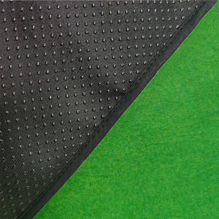 Green dog snuffle mat for slow feeding and olfactory training