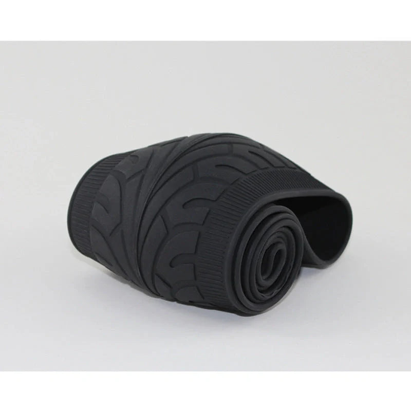 Anjiemei Silicone Steering Wheel Cover in various colours on a car steering wheel