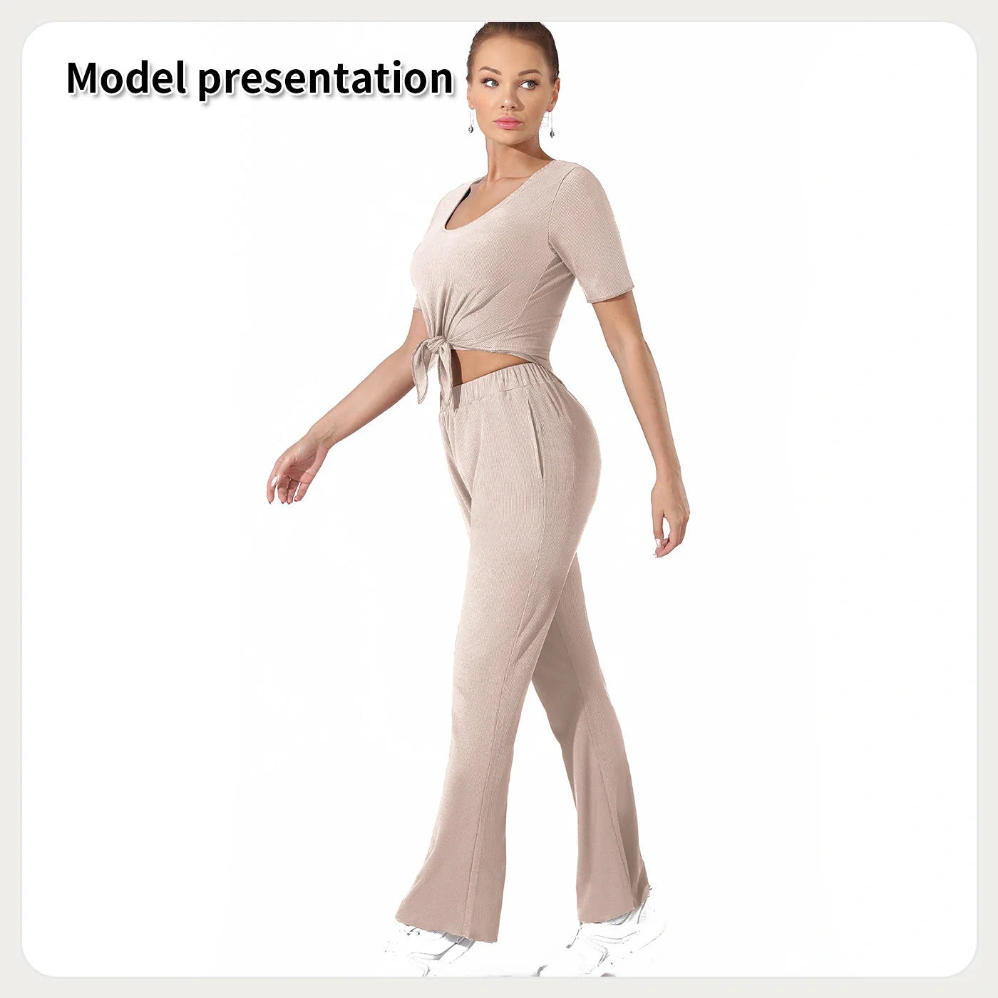 Dark green top and pants set for comfortable casual wear